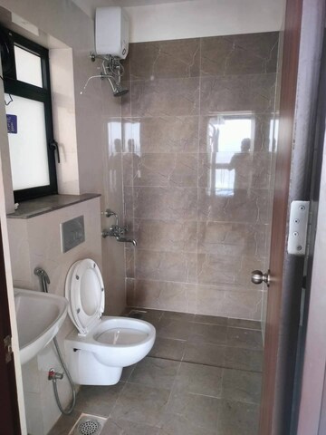 Bathroom in Studio Apartment at Duville Riverdale Suites, Kharadi – for Rent