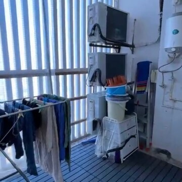 Team Area in 2 BHK Apartment at Ruparel Ariana, Police Line – for Rent