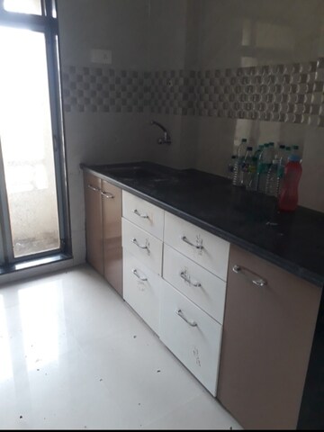 Kitchen in 2 BHK Apartment at Cosmos Solitaire, Virar West – for Rent