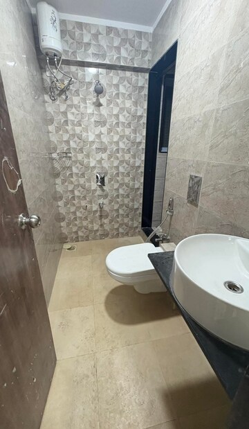 Bathroom in 2 BHK Apartment at Mahavir Square, Manpada – for Rent
