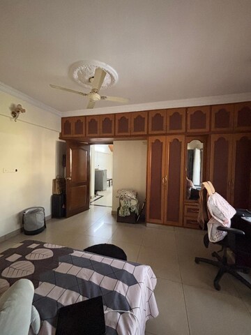 Living Room in 3 BHK Apartment at Mangam Elite Apartment, Hsr Layout – for Rent