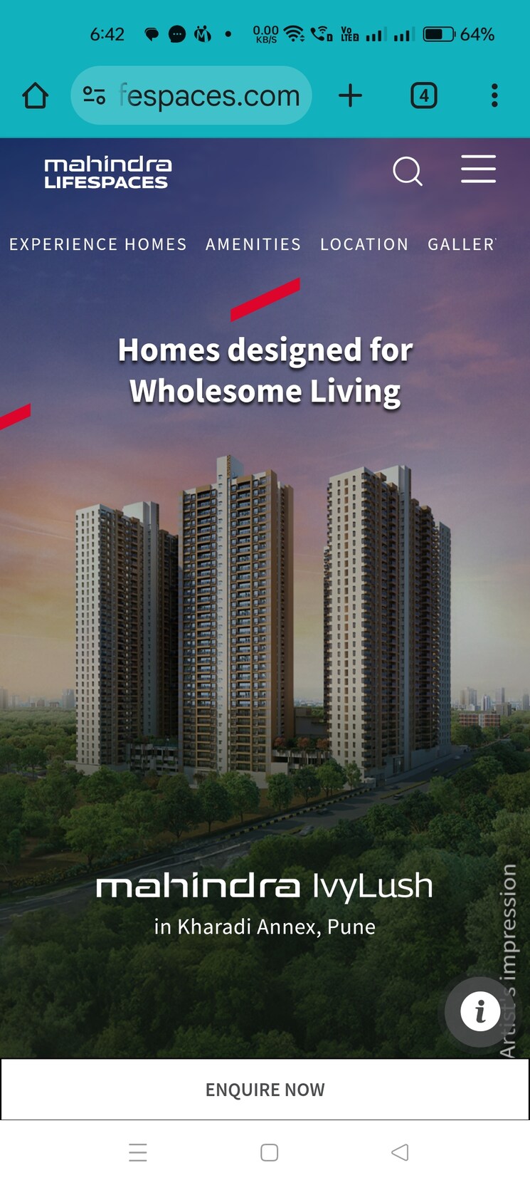 Exterior View, mahindra-codename-crown 2 Bedroom 770 Sq.Ft. Apartment In Kharadi Pune 8051503