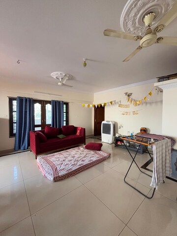 Living Room in 3 BHK Penthouse at Mangam Elite Apartment, Hsr Layout – for Rent