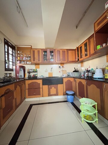 Kitchen in 3 BHK Penthouse at Mangam Elite Apartment, Hsr Layout – for Rent