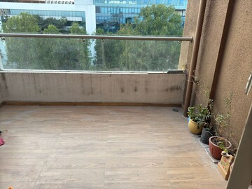 Balcony in 2 BHK Apartment at Sunflower Building Baner, Baner – for Rent