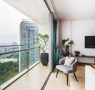 Balcony in 6 BHK Apartment at Oberoi Realty Esquire, Goregaon East – for Sale