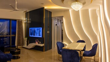Living Room in 2 BHK Apartment at Sheth Auris Serenity Tower 1, Malad West – for Sale