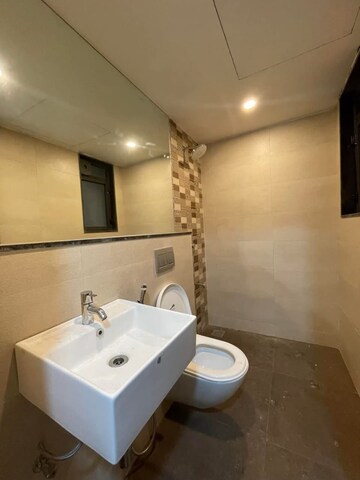 Bathroom in 2 BHK Apartment at Lodha Splendora, Ghodbunder Road – for Rent