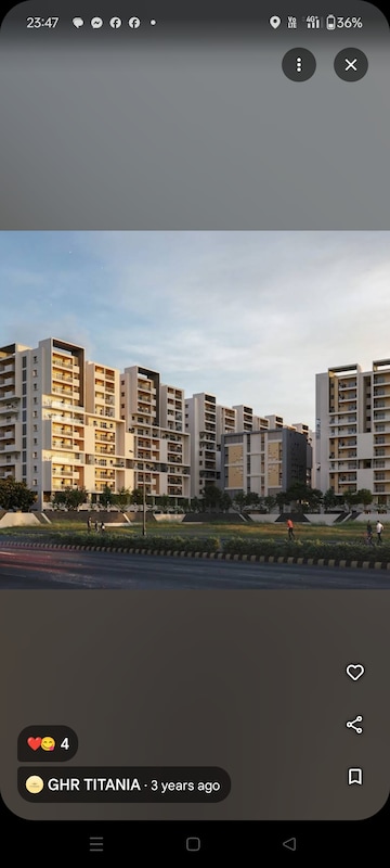 3 BHK Apartment – Exterior View View at GHR Titania, Kondapur - for Sale