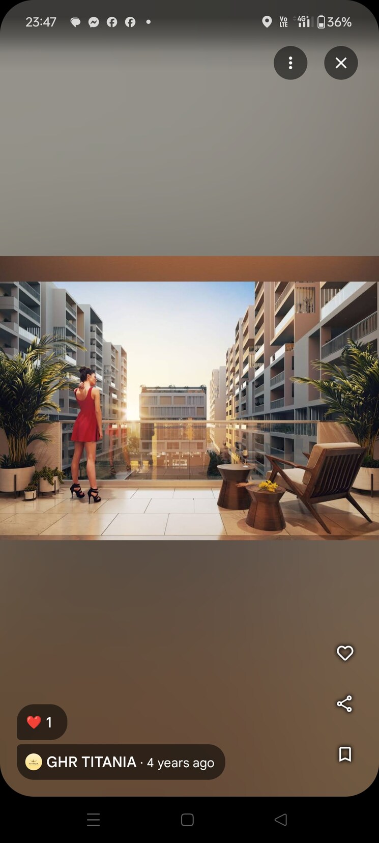 Exterior View, ghr-titania 2.5 Bedroom 1284 Sq.Ft. Apartment In Kondapur Hyderabad 8051747