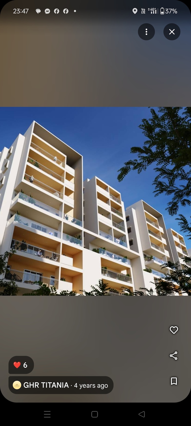 Exterior View, ghr-titania 2.5 Bedroom 1284 Sq.Ft. Apartment In Kondapur Hyderabad 8051747