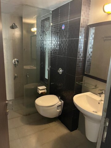 Bathroom in 2 BHK Apartment at Lodha Splendora, Ghodbunder Road – for Rent