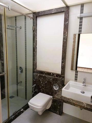 Bathroom in 4 BHK Apartment at Rajesh Raj Grandeur, Powai – for Sale