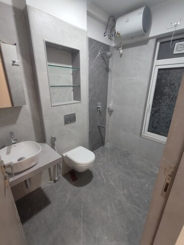 Bathroom in 3 BHK Apartment at Happy Jade Gardens, Ghatkopar East – for Rent