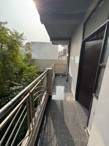 Balcony in 1 RK Builder Floor at Chilla – for Rent