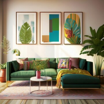 Living Room in 3 BHK Apartment at Megh Mani, Kasba – for Rent