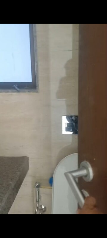Bathroom in 3 BHK Apartment at Sunteck Maxxworld, Naigaon East – for Rent
