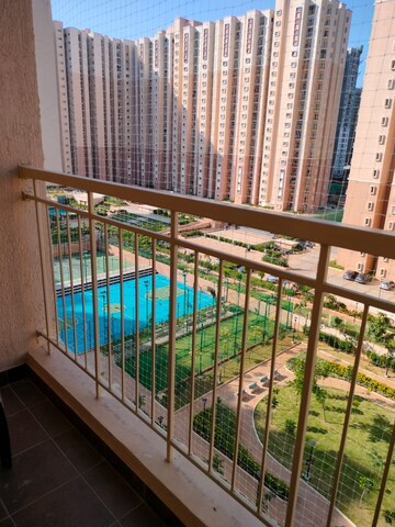 Balcony in 3 BHK Apartment at Prestige Finsbury Park Regent, Bagaluru  – for Rent