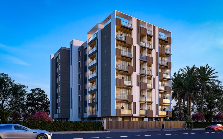 Exterior View, cm-town-square 3 Bedroom 1430 Sq.Ft. Builder Floor In Mangyawas Jaipur 8052581