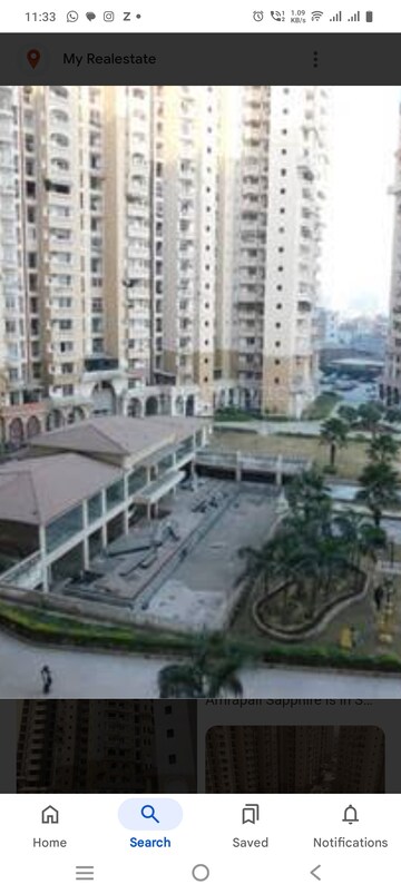3 BHK Apartment – Exterior View View at Amrapali Sapphire, Sector 45 - for Sale