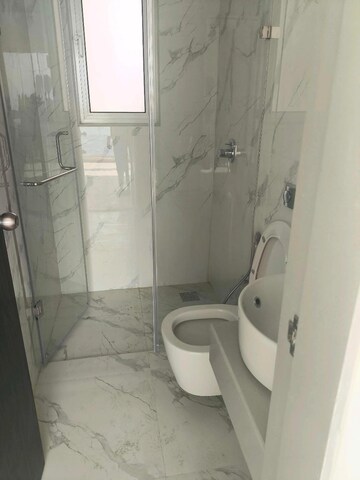Bathroom in 4 BHK Apartment at Aurum Q Residences, Ghansoli – for Rent