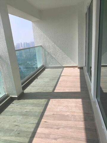 Staircase in 4 BHK Apartment at Aurum Q Residences, Ghansoli – for Rent
