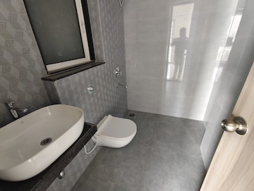 Bathroom in 1 BHK Apartment at Ashar Axis, Majiwada – for Rent