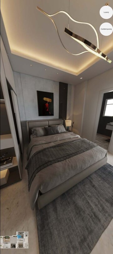 Bedroom in 4 BHK Apartment at Adani Samsara Ivana, Sector 63 – for Sale
