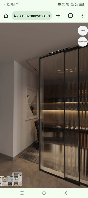 Bathroom in 4 BHK Apartment at Adani Samsara Ivana, Sector 63 – for Sale