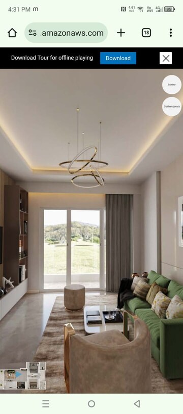Room in 4 BHK Apartment at Adani Samsara Ivana, Sector 63 – for Sale