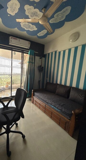 Living Room in 2 BHK Apartment at Bhagwathi Complex, Ghansoli – for Rent