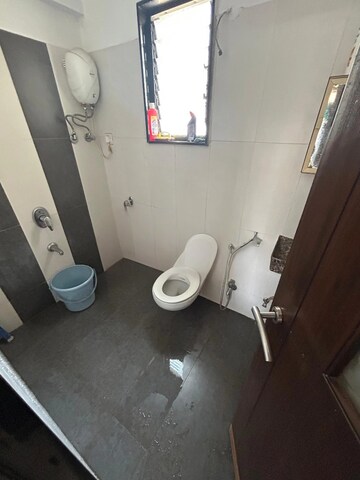 Bathroom in 2 BHK Apartment at Bhagwathi Complex, Ghansoli – for Rent