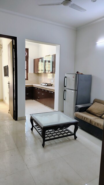 Living Room in 2 BHK Builder Floor at M3M Atrium, Sector 57 – for Rent