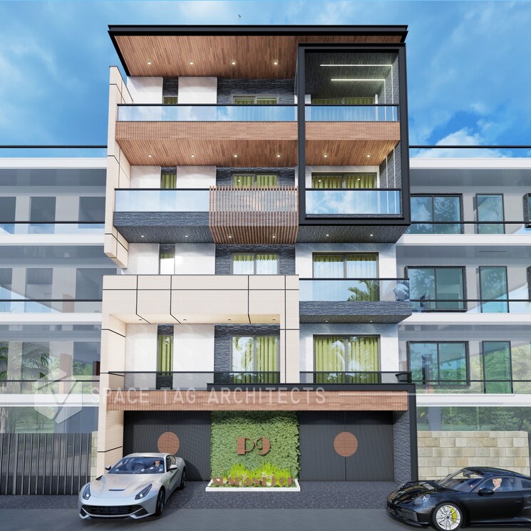 Exterior View, ss-southend-floors 4 Bedroom 240 Sq.Yd. Builder Floor In South City 2 Gurgaon 8052934