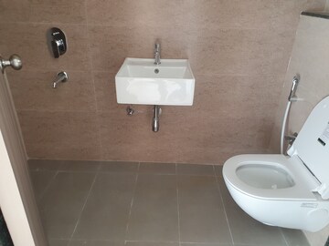 Bathroom in 1 BHK Apartment at Ashar Axis, Majiwada – for Sale