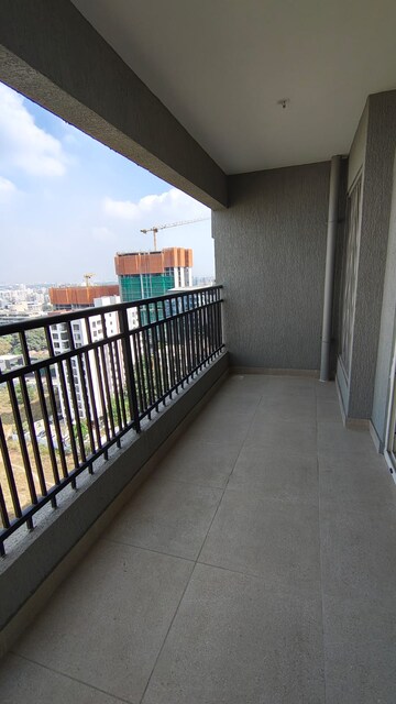 Balcony in 3 BHK Apartment at Supreme Estia Phase 1, Baner – for Rent