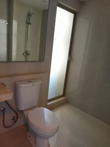 Bathroom in 2 BHK Apartment at Hiranandani Delanna, Ghodbunder Road – for Rent