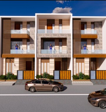 4 BHK Villa – Exterior View View at Mansarovar Extension - for Sale