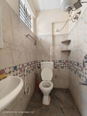 Bathroom in 1 BHK Builder Floor at Hsr Layout – for Rent