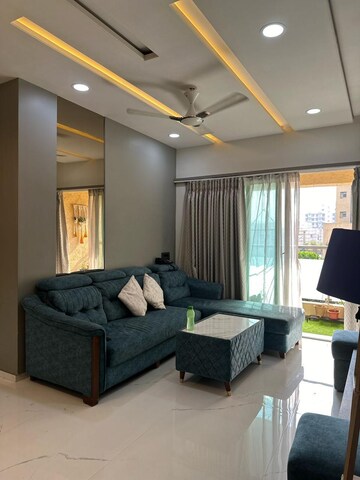 Living Room in 2 BHK Apartment at Rustomjee Azziano Wing D, Majiwada – for Sale