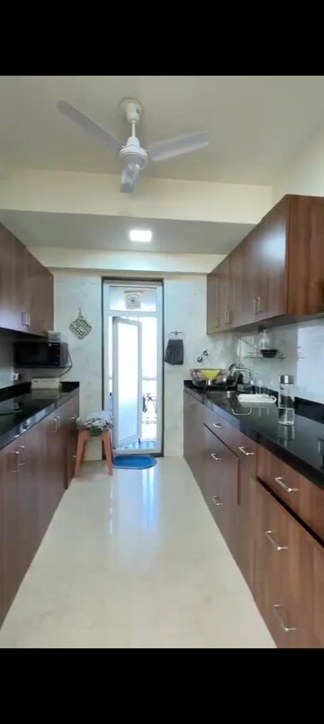 Kitchen in 2 BHK Apartment at Ruparel Ariana, Parel – for Rent