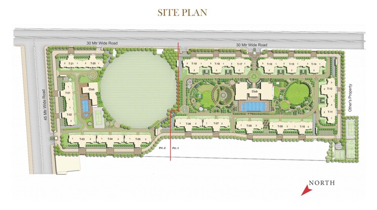 Master Plan, ats-le-grandiose 3 Bedroom 1625 Sq.Ft. Apartment In Sector 150 Noida 8053672
