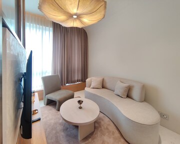 Bathroom in 1 BHK Apartment at Bhartiya Leela Residences, Thanisandra Main Road – for Rent