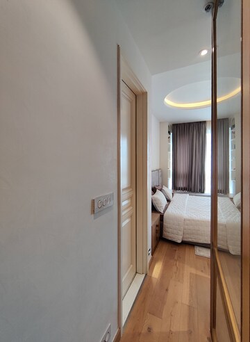 Building Lobby in 1 BHK Apartment at Bhartiya Leela Residences, Thanisandra Main Road – for Rent