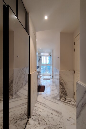 Bathroom in 1 BHK Apartment at Bhartiya Leela Residences, Thanisandra Main Road – for Rent
