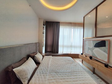 Bedroom in 1 BHK Apartment at Bhartiya Leela Residences, Thanisandra Main Road – for Rent