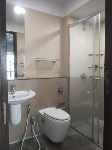 Bathroom in 3 BHK Apartment at DB Realty Orchid Woods, Goregaon East – for Rent