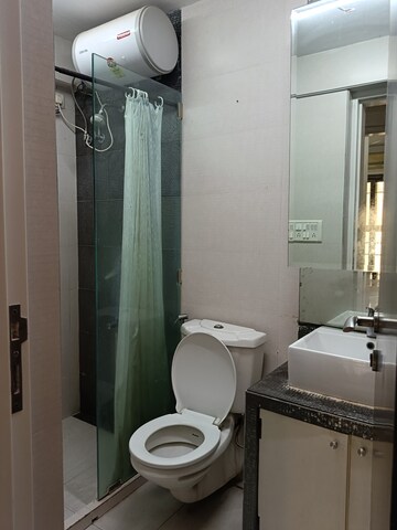 Bathroom in 3 BHK Apartment at Lokhandwala Harmony, Worli – for Rent