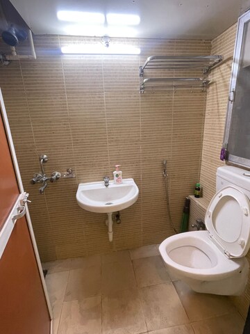 Bathroom in 1 BHK Apartment at DB Orchid Ozone, Dahisar East – for Rent