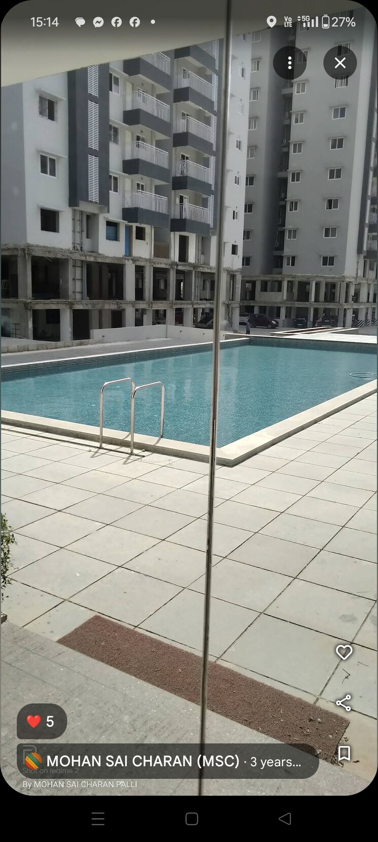 Balcony, jains-carlton-creek-phase-2 2.5 Bedroom 1384 Sq.Ft. Apartment In Gachibowli Hyderabad 8053824